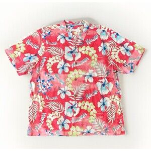 Tommy Bahama  Men's XL Mahalo Paradise S/S Silk Camp Shirt, Color:Vacation ECU